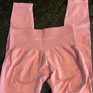 NVGTN pink pastel seamless leggings